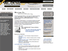 Tablet Screenshot of measurecme.org